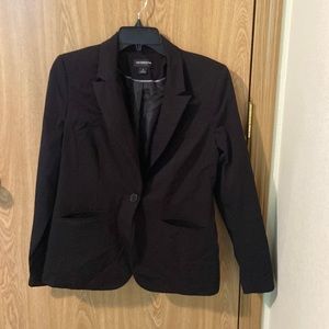 Liz Claiborne career black blazer suit jacket